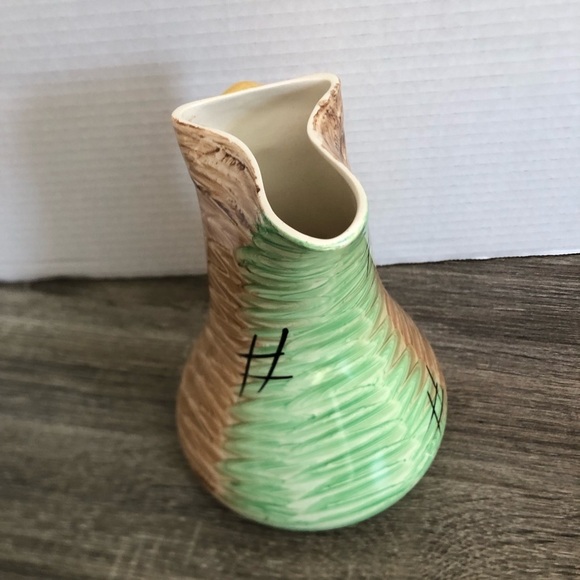 Vtg 1930s Myott Sons and Co Ceramic Pitcher - Picture 4 of 15